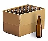 2 X 24 12oz Amber long neck bottles