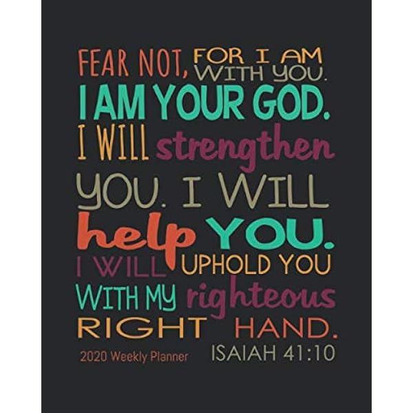 fear not for i am with you