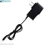 Shamo's Charger Android Tablet Pc Phone Universal 2.5mm US jack US plug Power Adapter AC 5V 2A Wall 110-240V, 5V 2A max, Input Frequency 50-60Hz