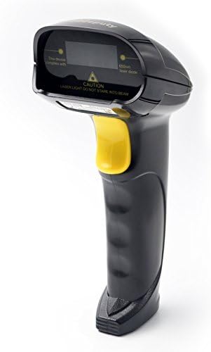 Gooddeputy Wired Handheld USB Laser Barcode Scanner Bar Code Reader With USB Cable Black