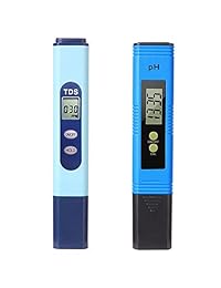Medidor de prueba de calidad del agua TDS PH 2 en 1 Set 0 9990 PPM Rango de medición 1 PPM Resolución 2  Precisión de lectura
