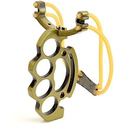 Slingshot Wrist Brace Powerful 2 in1 Metal Strike Sling Shot High Velocity Catapult Hunting Tool