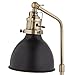 Amazon Brand – Rivet Industrial Metal Adjustable Table Lamp, Bulb Included, 19