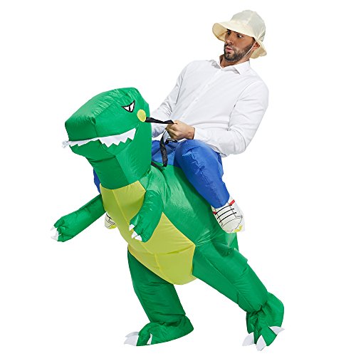TOLOCO Inflatable Dinosaur T-REX Costume | Inflatable Costumes For Adults| Halloween Costume | Blow Up Costume Clothing, Shoes & Jewelry, Costumes & Accessories, Men, Costumes & Cosplay Apparel, Costumes