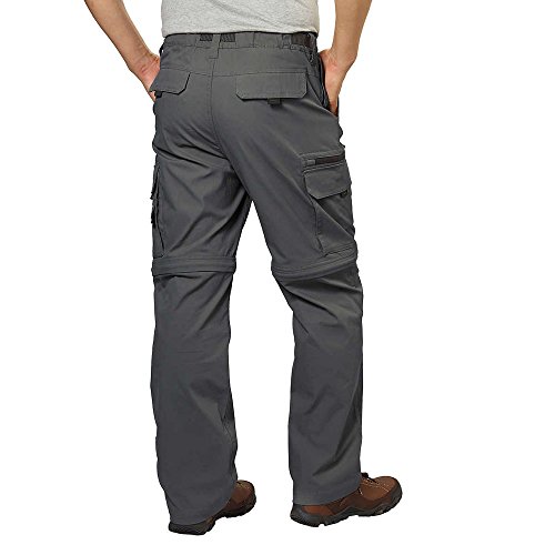 image for BC Clothing Mens Convertible Lightweight Comfort Stretch Cargo Pants O