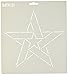 Quilting Creations Five Pointed Star Quilt Stencil, 8