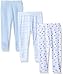 Spasilk Baby Girls' 3 Pack Taper Pants