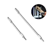 TOOLTOO Flexible Extension Drill Bit Holder for Screwdriver, Quick Change 1/4" Hexagon Drill Connection for Power Drill, 7.9" and 11.8",2 Piece (Sliver1)