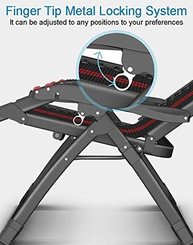 Liegestuhl Sonnenliege Gartenliege Lounge Sessel Klappbare Liegestühle im Freien Lounge Chair Verstellbarer Patio Lounge… – Bild 7