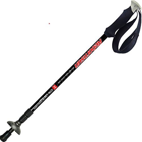 Carbon Ultralight Telescopic Folding Cane Crutches For The Elderly Trekking Poles Trekking Poles,BlackLight