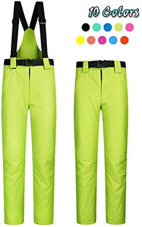 BJXYY Women's Snow Pants Outdoor Waterproof Windproof Ski Pants Warm Insulated Snowboard Pants 9 Colors