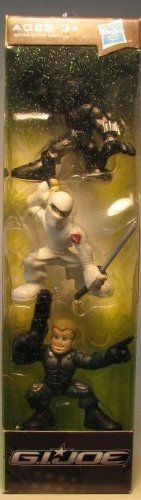G.I. Joe Combat Heroes Stocking Stuffers 3-Pack Snake Eyes, Storm Shadow & Conrad 
