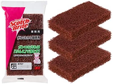 3m たわし がんこ スポンジ 業務用 コゲ落とし 3個 スコッチブライト Ganko Chubo 3p Mvsps