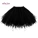 Adult TUTU Women Black 50s 80s costume Vintage petticoat bubble tulle party tutu