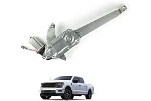 SHOWSEN 741-674 Front Left Driver Side New Window Regulator with Motor Fit 1981-1996 Ford F-150/F-250/Bronco 1981-1983 Ford F-100 1988-1997 Ford F-450 Replacement F6TZ1523209-AA