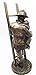 Ebros Men of Duty Fireman Fire Fighter Hero Saving Child Descending from Ladder Figurine for Fire Marshall Heroic Deeds Desktop Decorative Home Decor Statue