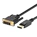 Rankie DisplayPort (DP) to DVI Cable, Gold Plated, 6 Feet primary