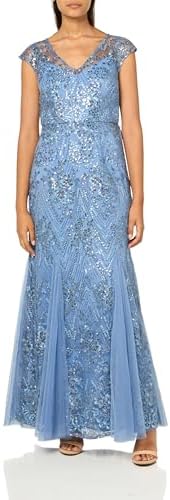 alex evenings women's long fit and flare dress godet detail Amazon.com: Alex Evenings Women's Long Length Fit and Flare Mother of The Bride Dress with Godet Detail : Clothing, Shoes & Jewelry