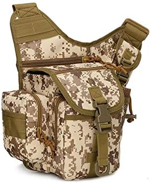 actical Messenger Bag EDC Sling Pack Fishing Tackle One Shoulder Bag Military Multi-functional Utility Pouch Outdoor Waist Bum Bag