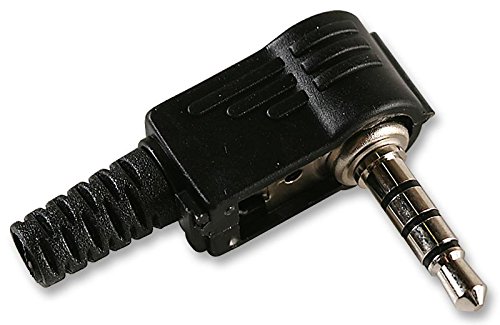 PRO SIGNAL PSG08270 3.5mm Jack Plug, 4 Pole, 90 Degree, 5 Pack