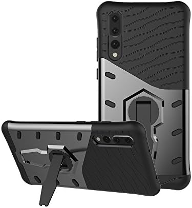 Huawei P20 Pro Full Body Protective Case, BonFook Battle Armor Design 360 Degrees Rotation 4 Corneer Airbag Protection Drop/Dust/Shock-Proof Cover for Huawei P20 Pro Accessories