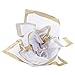 Hallmark Signature Tissue Paper (White with Gold Glitter Edge) for Easter, Mothers Day, Birthdays, Retirements, Graduations or Any Occasion