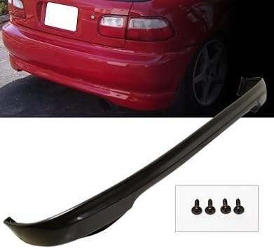 amazon com remix custom for 92 95 honda civic 3dr hatchback type r pu rear body bumper lip spoiler kit automotive remix custom for 92 95 honda civic 3dr hatchback type r pu rear body bumper lip spoiler kit