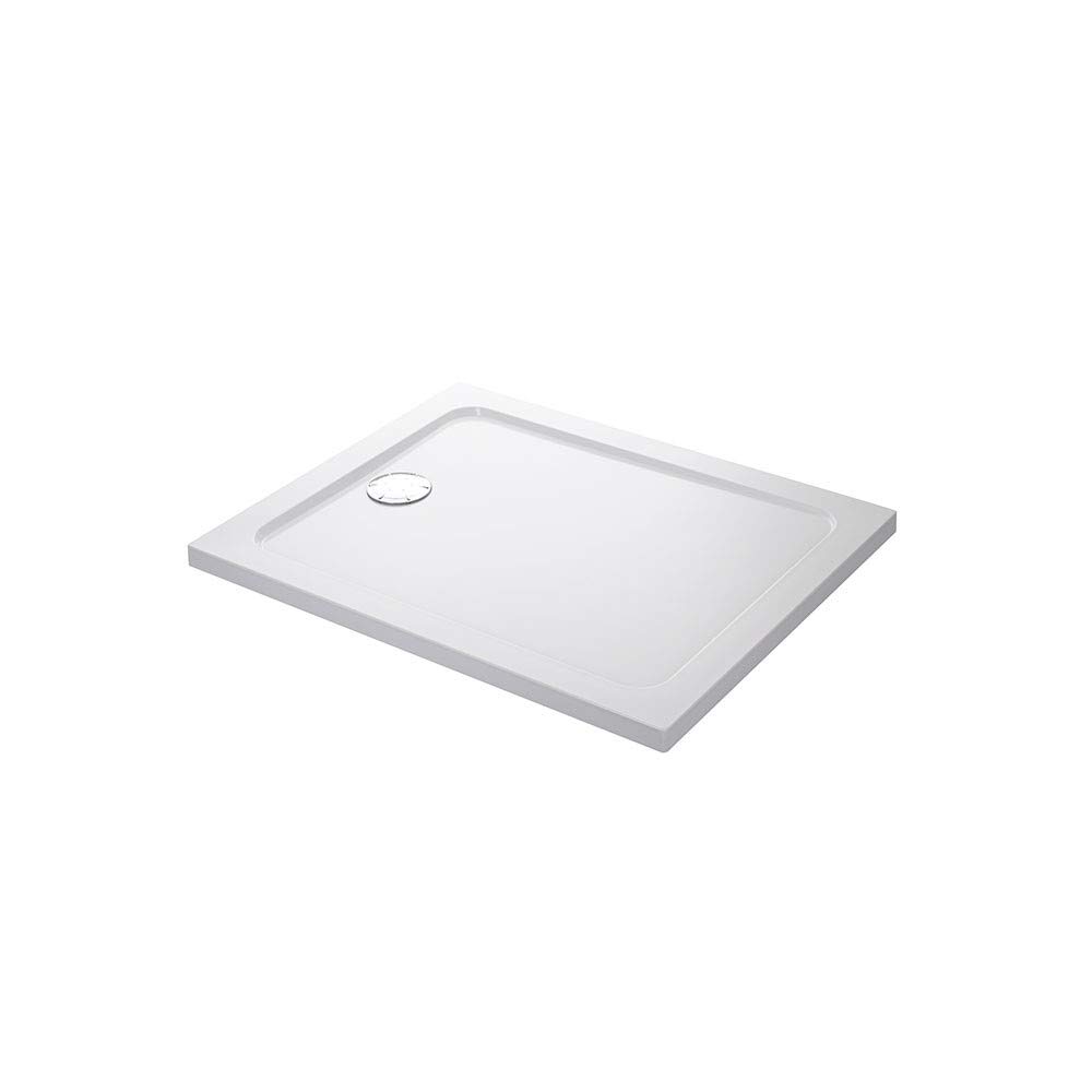 Mira Flight Safe Rectangular Anti-Slip Shower Tray with Waste, 1400 mm Length x 900 mm Width, White