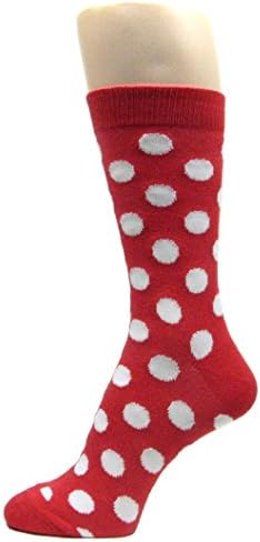 Spotlight Hosiery Men's Groomsmen Wedding Polka Dots Dress Socks