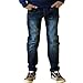 Leo&Lily Boys' Big Jeans, Navy, 14