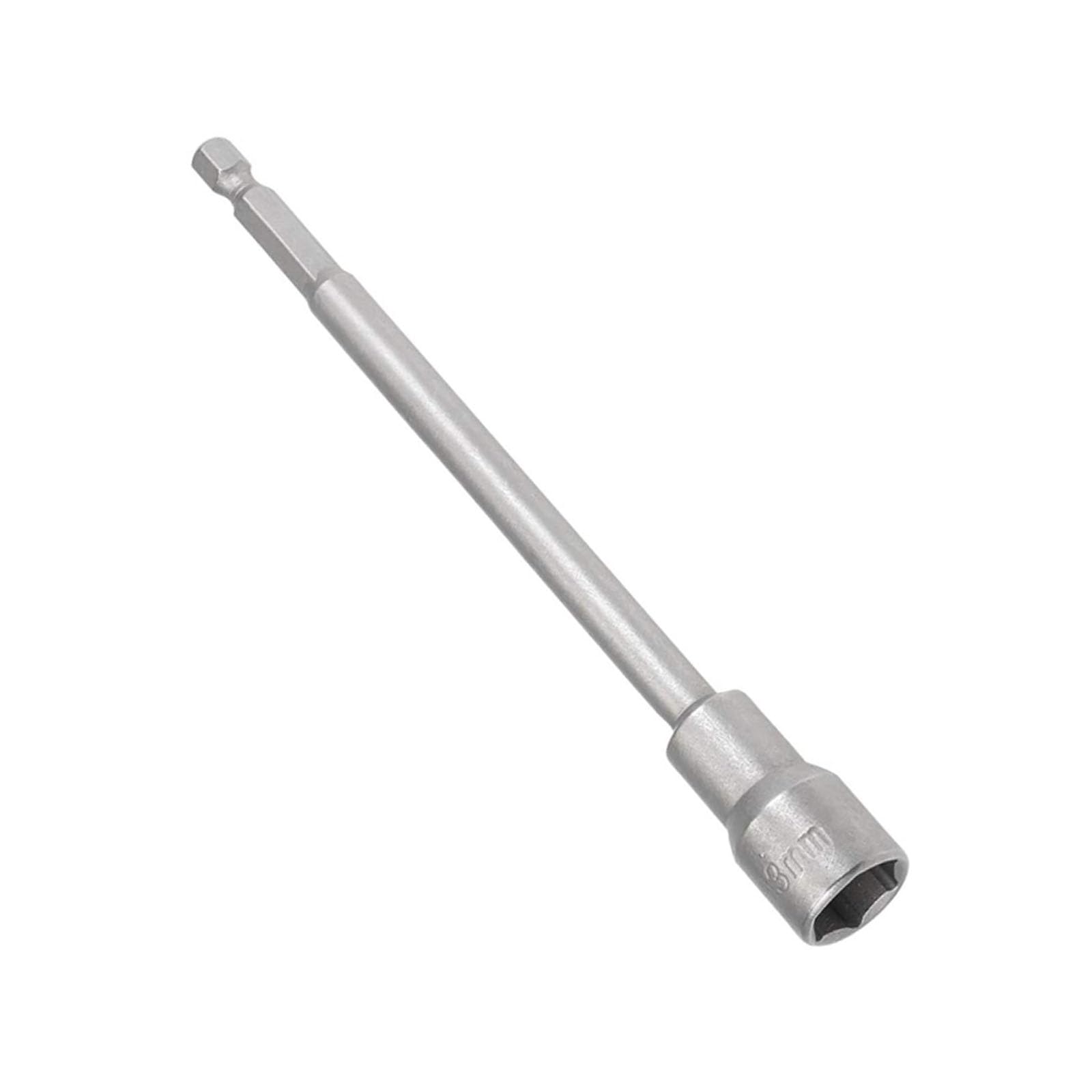 TOP-VIGOR 13mm Nut Setter Driver Drill Bit Set, 1/4 inch Hex Shank Quick Change, 150mm Length Metric Nut Driver Set for Woodworking, Auto Repairing, Machine Maintenance, Furnitures