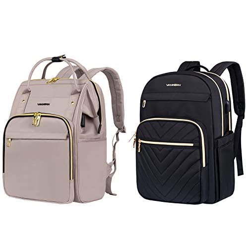 VANKEAN Inch Laptop Backpack for Women Work Laptop Bag