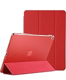 Procase iPad Air (3rd Gen) 10.5" 2019 / iPad Pro 10.5" 2017 Case, Ultra Slim Lightweight Stand Smart Case Shell with Translucent Frosted Back Cover for Apple iPad Air (3rd Gen) 10.5" 2019 -Red