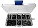 LU-CC 180Pcs M3 Black Nylon Spacers Hex Nut Screw Stand-off Plastic Accesories Assortment Kit