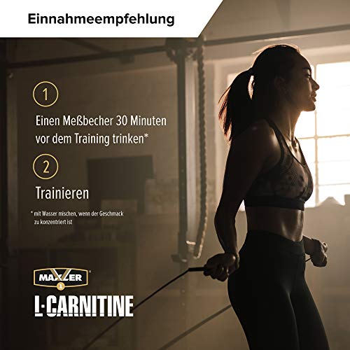 Maxler Veganes L-Carnitine 3000 Liquid - Hochdosiertes Diätetisches Getränk beliebt in Fettverbrennung-Diät, Definitionsphase - 3000mg von L-Carnitin pro Portion - Kirsche - 500ml – Bild 5