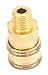 Forney 75126 Quick Coupler Male Socket, 1/4inch M-NPT, 5,500 PSI