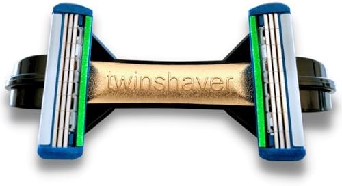 twinshaver Bald Razor Men's 0 mm + 4 Razor Blades - Cut Protection & 80 ...