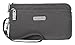 Baggallini Double Zip Wristlet, Charcoal