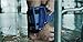 Aquastrength Aquatic Resistance Fins | Increase Drag for Strength & Toning | Pool Fitness Water Leg Weights | Lower Body Pool Weight | Quick Start Guide and Online Programs. (Blue)