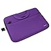 Evecase Acer Chromebook 11.6-Inch CB3-111-C670 Neoprene Sleeve Pouch Case with Handle For Acer Chromebook 11 C670 / C720 / C710 / Acer Chromebook R11 Convertible Laptop PC - Purple