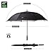 ZEKAR 54/62/68 inch Windproof Large Vented UV Protection and Classic Pongee Fabric Golf Umbrella, Double Canopy Rain Sun Oversized Stick Umbrellas Women Men