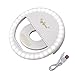 Raphycool Selfie Light Rechargeable Selfie Ring Light 36 Led Circle Light Clip on Cell Phone Compatible with iPhone iPad Samsung Galaxy Phone Photography Camera - White