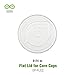 Eco-Products GreenStripe Compostable Plastic Cup Flat Lids, Case of 1000, Perforated Straw Hole, Fits 9-24oz Cups, Made From PLA Renewable Plant Based Plastic, Clear For Visibility