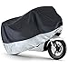 LotFancy Motorcycle Cover, All Season Weather Waterproof Sun Outdoor Protection Fits up to 96-Inch Scooter Bike, Motors, Dirt Bike and Road Bike, Choppers and Cruisers, Black