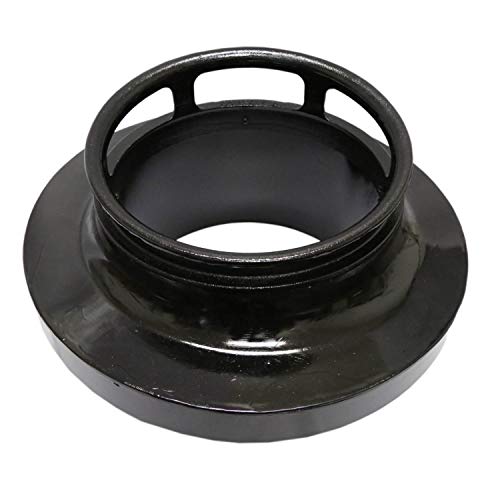 Leyso Chinese Wok Range Adapter/Reducer with 13-Inch Cast Iron Rim - Convert The Large Wok Well to Smaller Size (18" to 13")