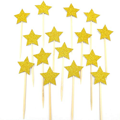 Buy DOOXOO Star Cupcake Toppers in Mini Size Cupcake Toppers Twinkle