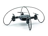 Quadcopter with Camera FPV Drone - Coolmade (2017 New Frame) Mini Drone FY603 WiFi Video Quadcopter 2.4G 4CH 6Axis Flying RC Quad Copter for Altitude Hold and Hand Launching/ Black(2 Battery)