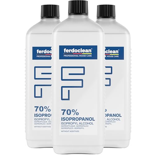 3000ml Isopropanol 70% Lösungsmittel Isopropylalkohol 70 Reiniger für Haushalt | Nagelcleaner | Lackreiniger | IPA 3L 2-Propanol | Fettentferner