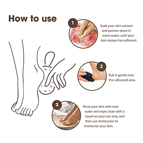 Foot Pumice Stone by VNI Stone Natural Earth Lava Pumice Stone for