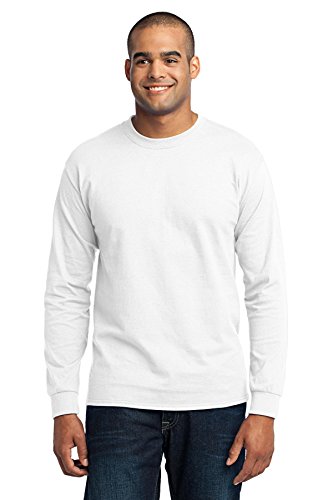Port & CompanyMen's Long Sleeve 50/50 Cotton/Poly T Shirt